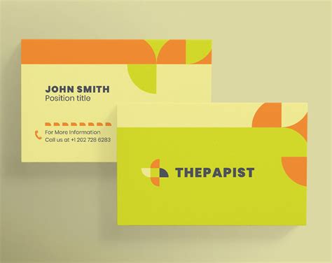 sample therapist business cards.